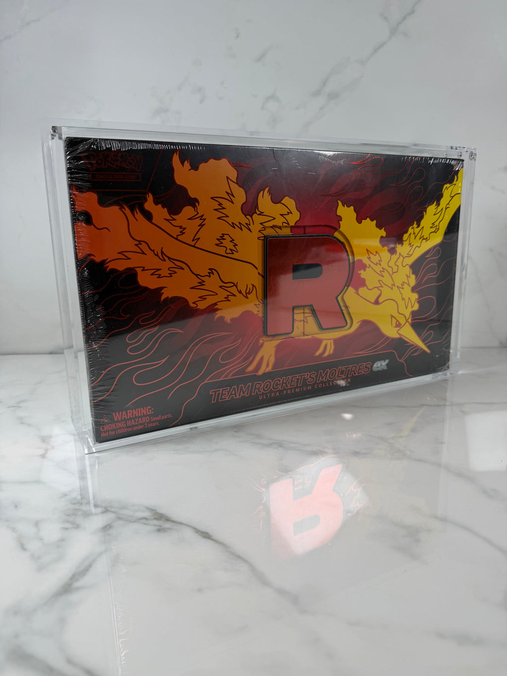 Premium Team Rocket Moltres UPC Acrylic