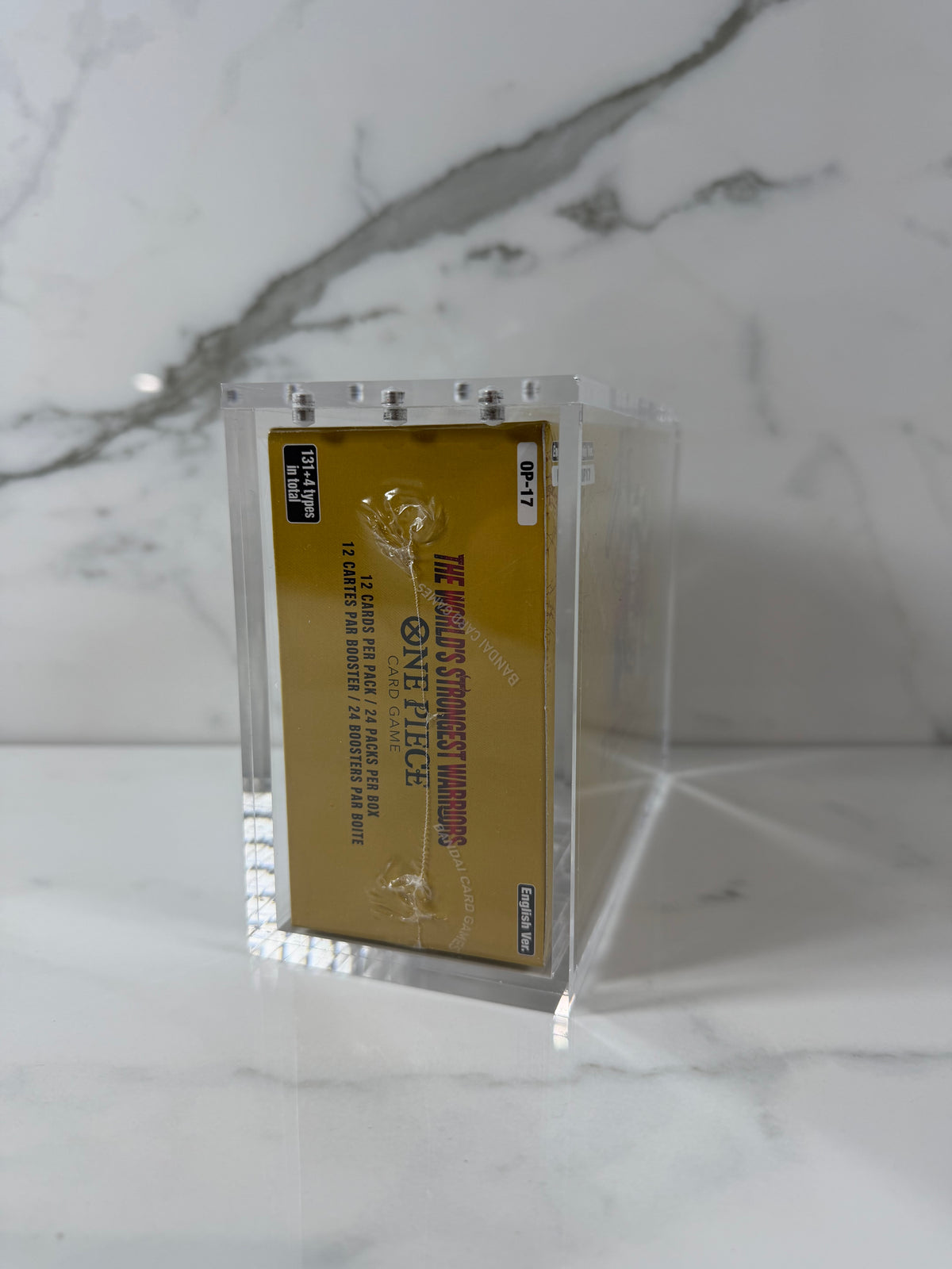 Premium One Piece Booster Box Acrylic