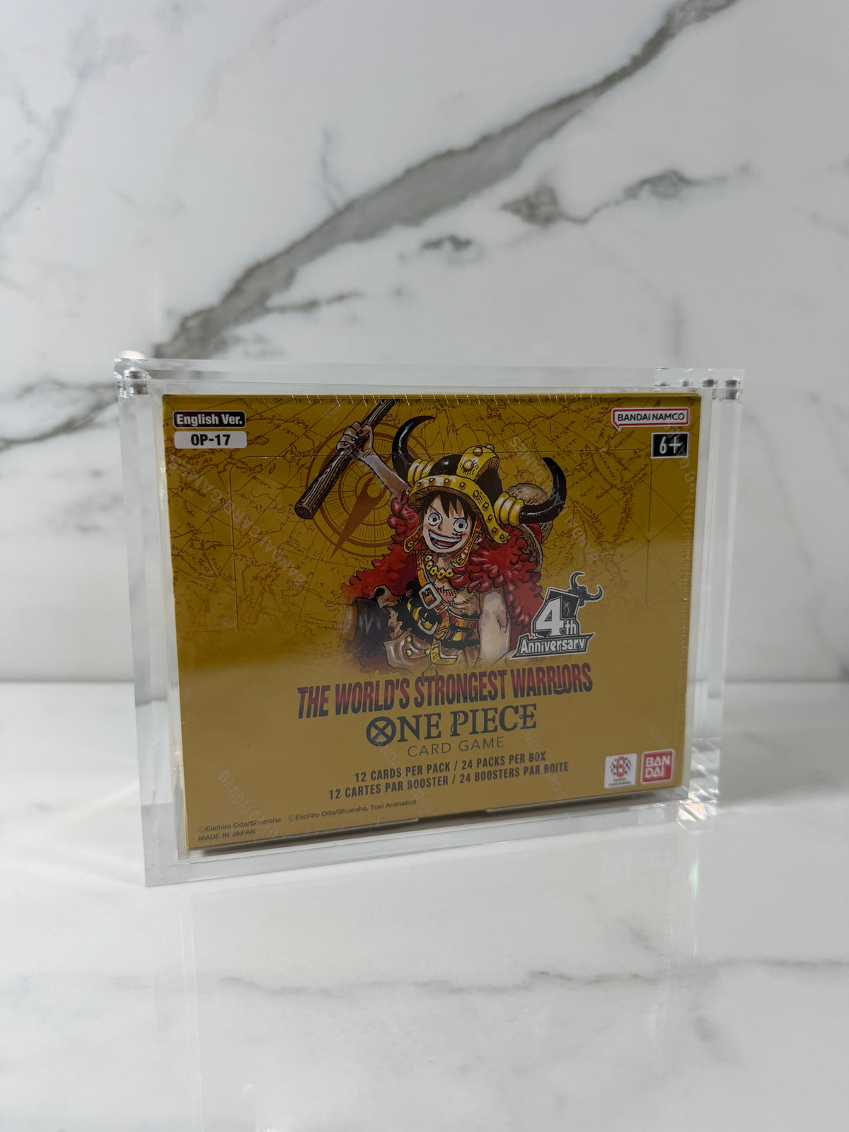 Premium One Piece Booster Box Acrylic