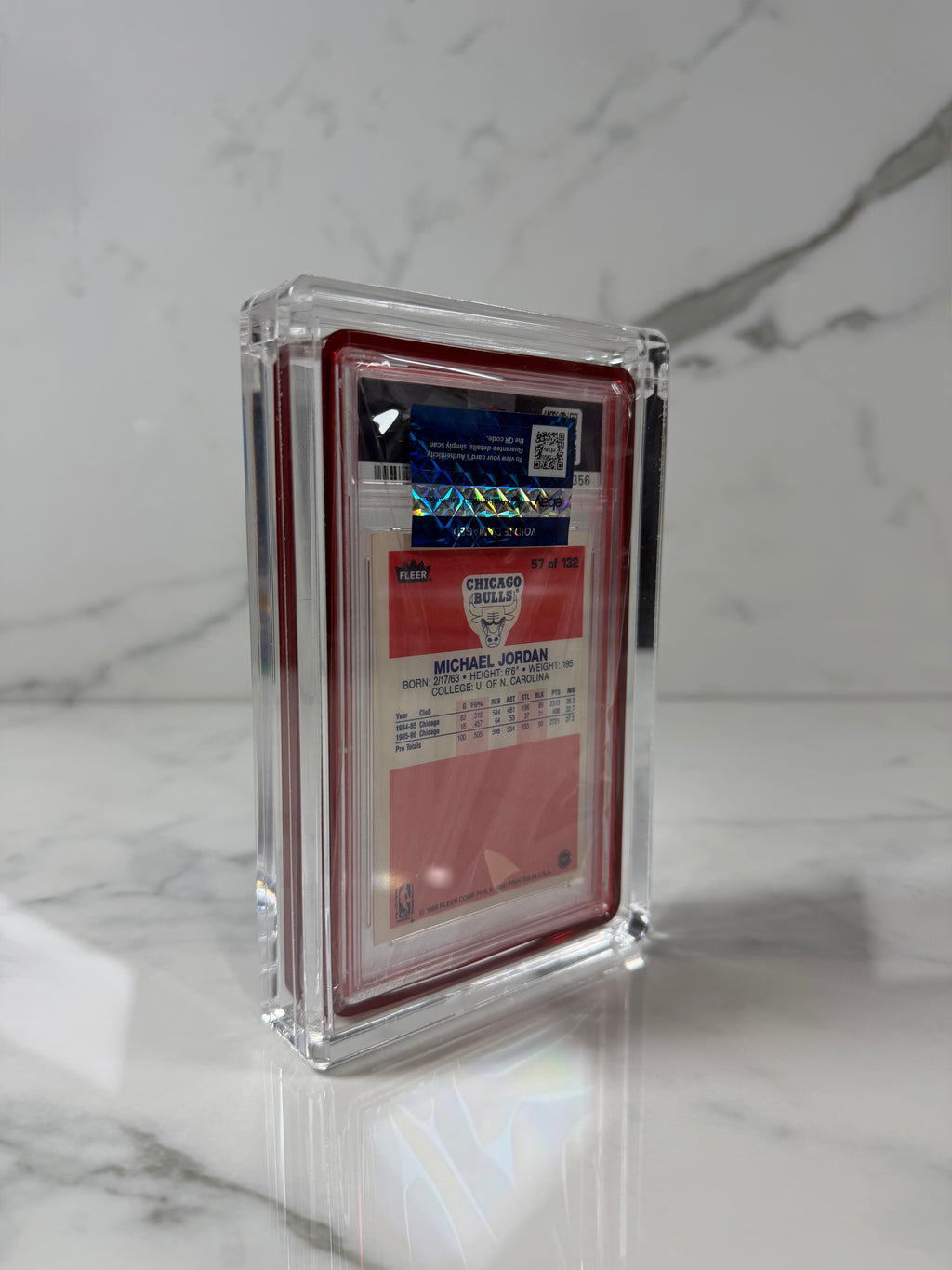 Premium PSA Slab with Graded Guard Acrylic