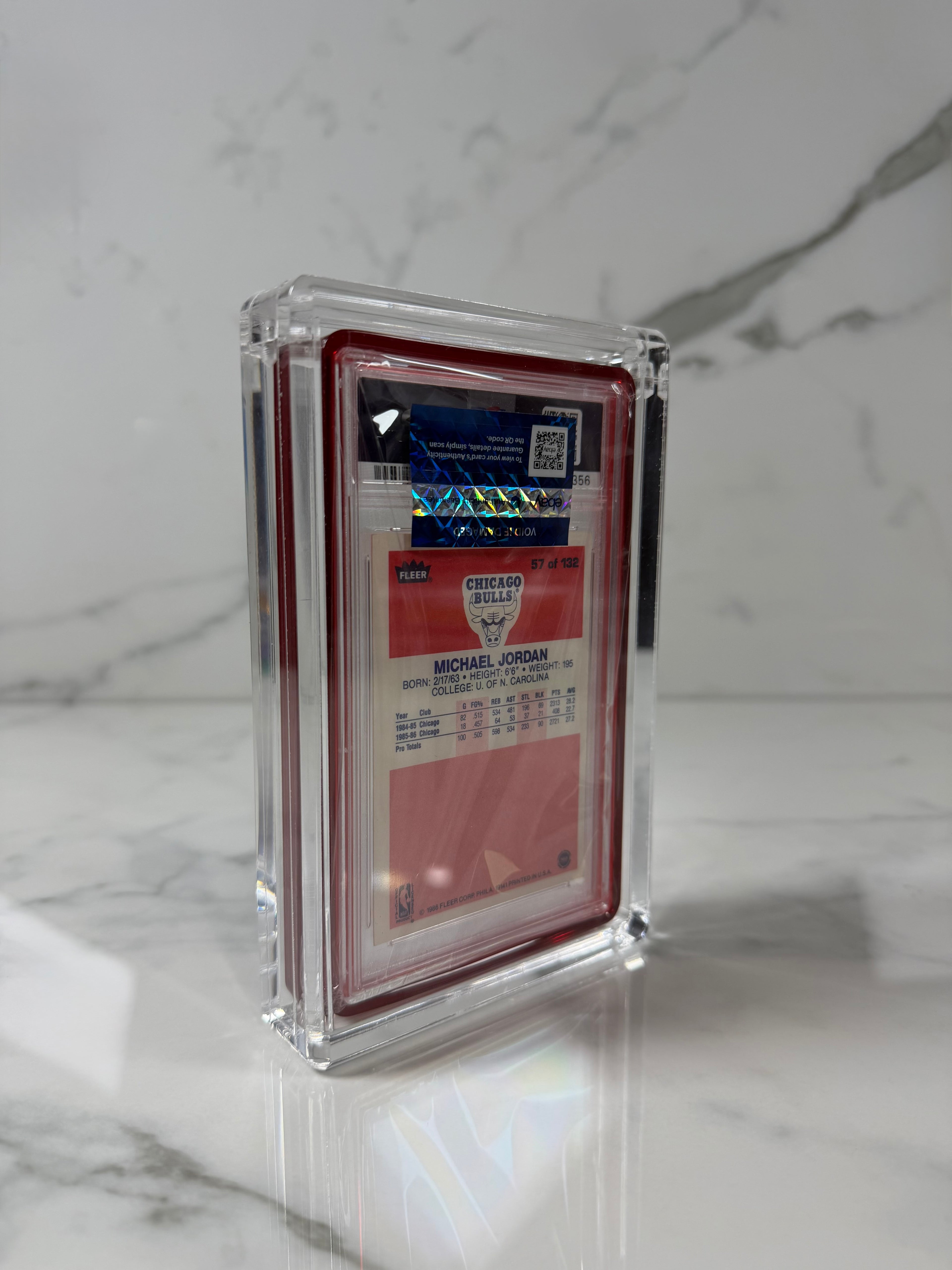 Premium PSA Slab with Graded Guard Acrylic