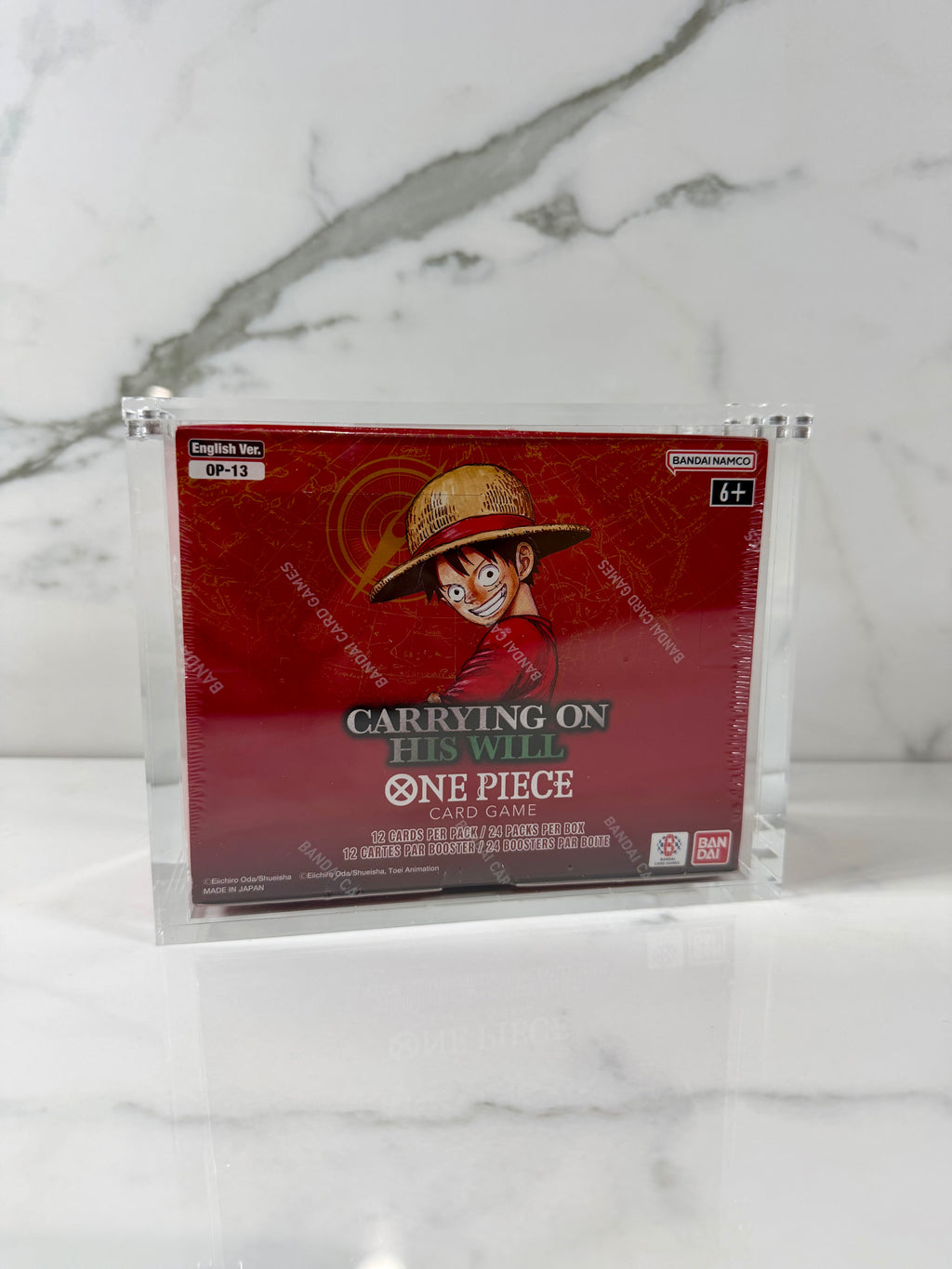Premium One Piece Booster Box Acrylic