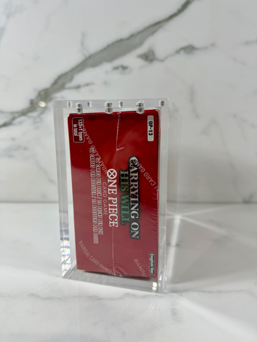 Premium One Piece Booster Box Acrylic