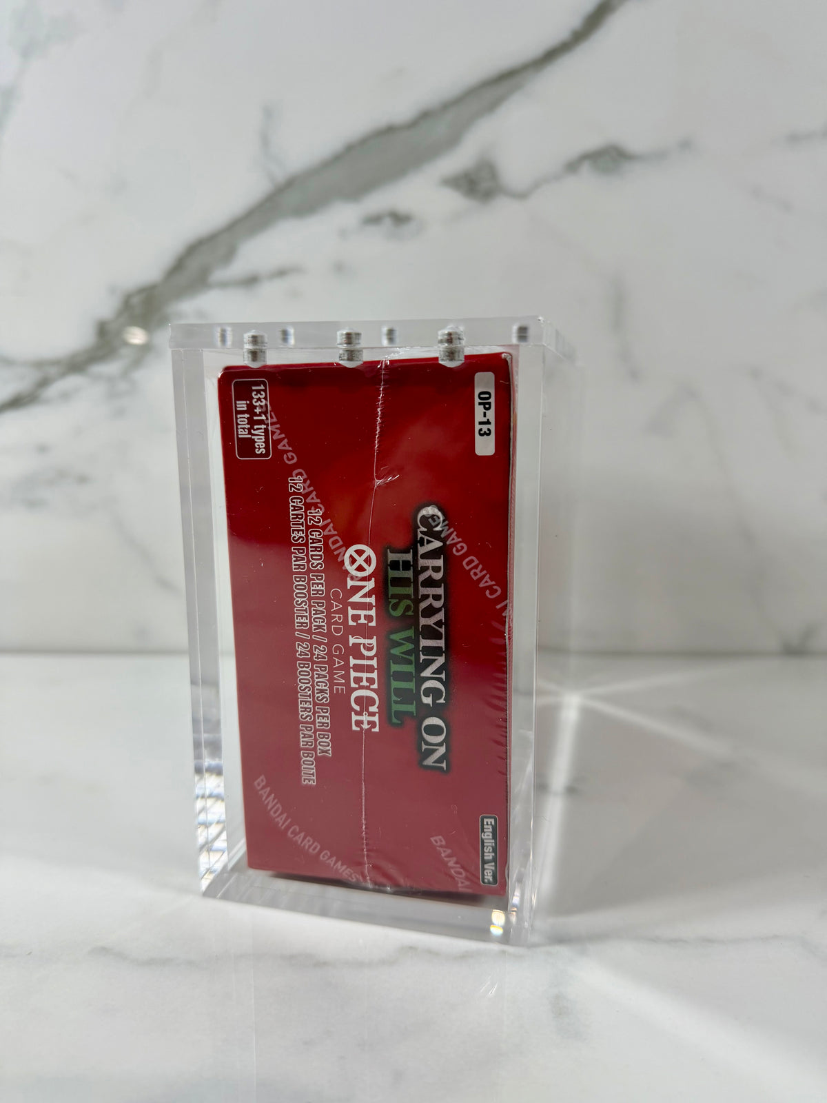 Premium One Piece Booster Box Acrylic