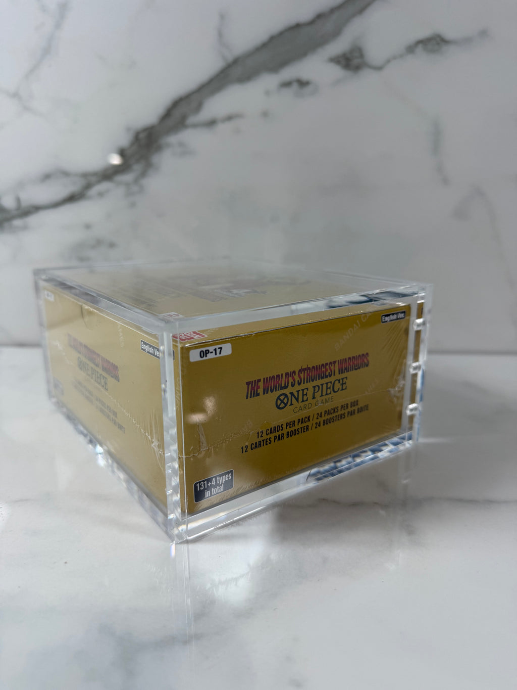 Premium One Piece Booster Box Acrylic