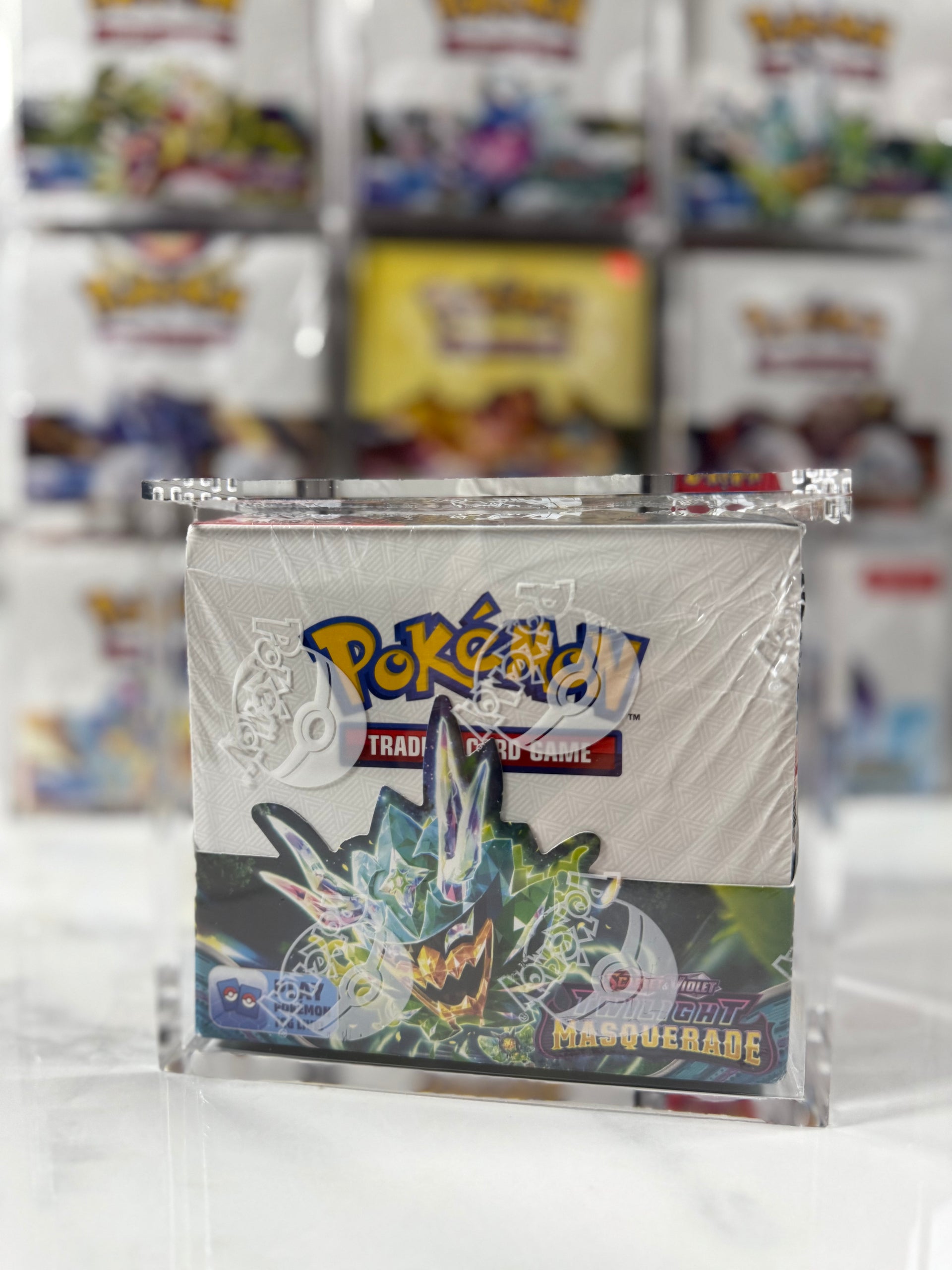 pokemon acrylic booster box display Premium Booster Box Acrylic – Clear Edge Displays